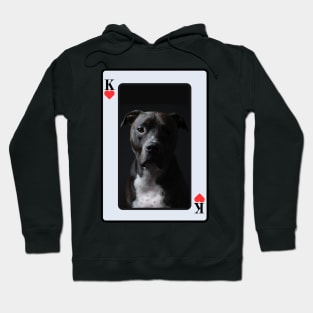 Pit Bull King Of Hearts Hoodie